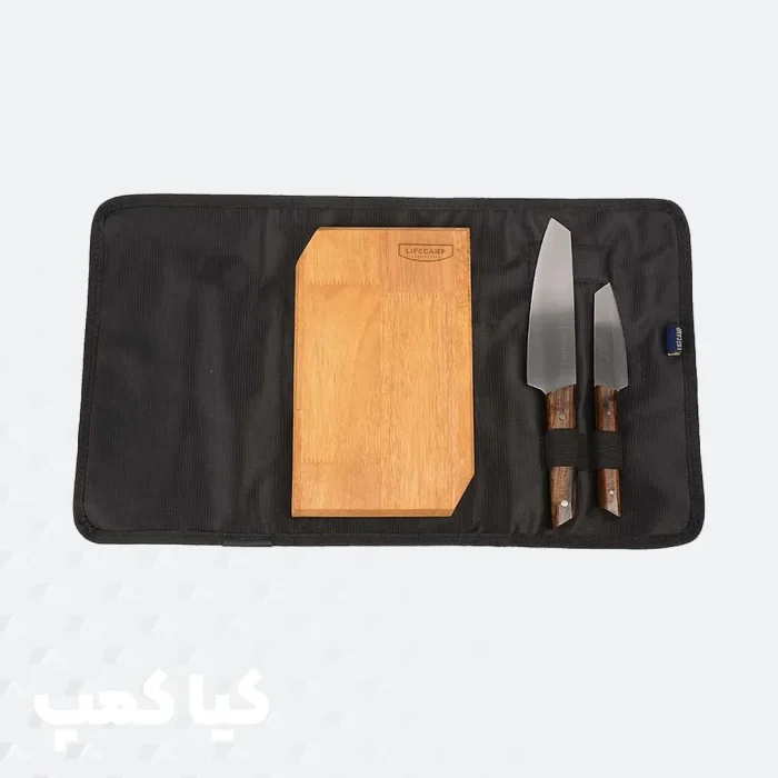ست تخته و چاقوی کمربندی سه تکه ژاپنی