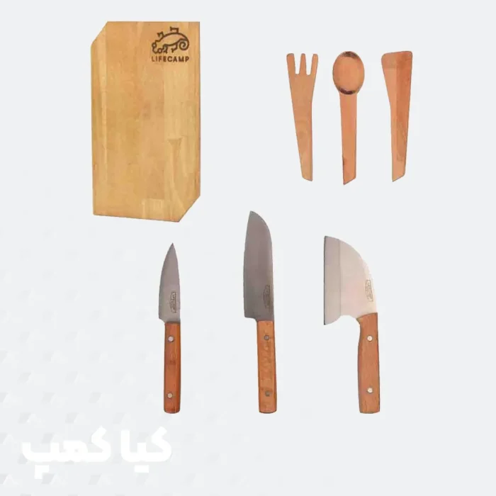 ست چاقو و تخته مدل هفت تکه صربستانی