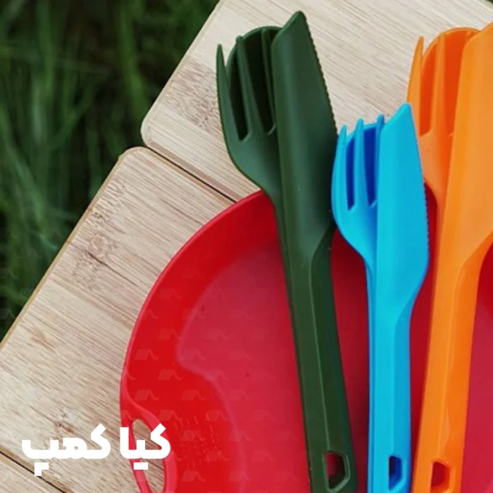 ست قاشق و چنگال و کارد بزرگ لایف کمپ