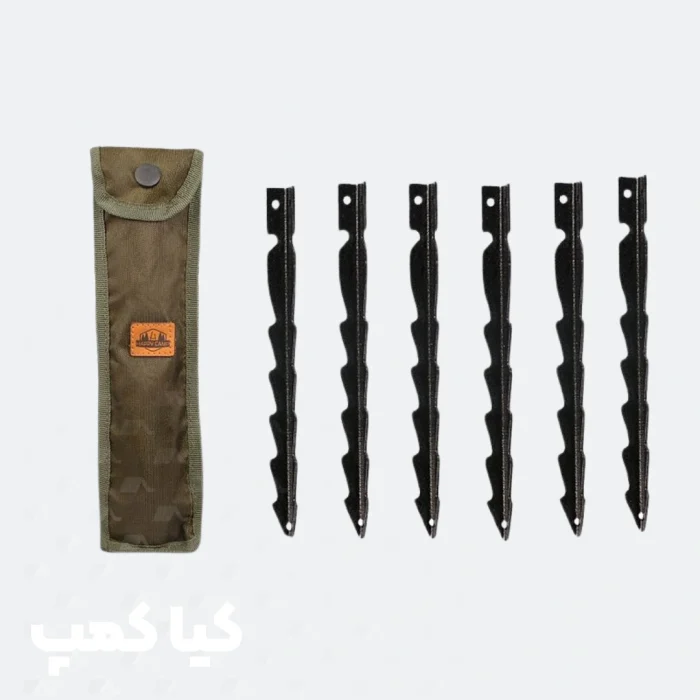 میخ چادر 15 سانتی مجموعه 6 عددی